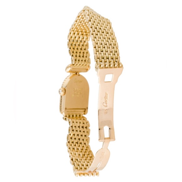 Cartier 18k Gold Calandre Watch - Picture 3 of 7